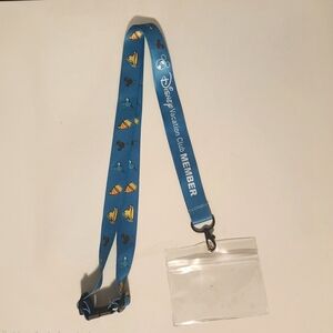 Disney Vacation Club Blue Mickey Ice Cream Passholder Lanyard Set of 2